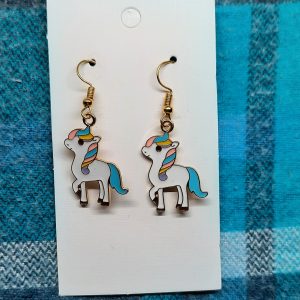 Magical unicorn earrings